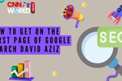 How to get on the first page of Google search David Aziz
