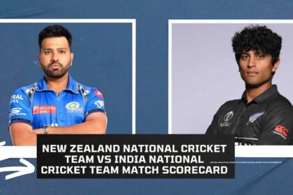 New Zealand national cricket team vs India national cricket team match scorecard