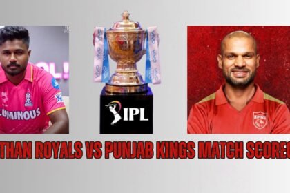 Rajasthan Royals vs Punjab kings match scorecard