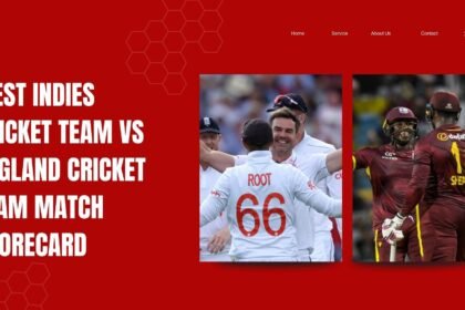 West Indies Cricket Team Vs England Cricket Team Match Scorecard