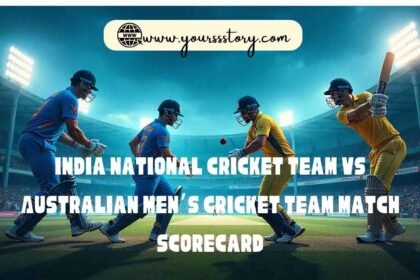 India National Cricket Team Vs Australian Men’s Cricket Team Match Scorecard