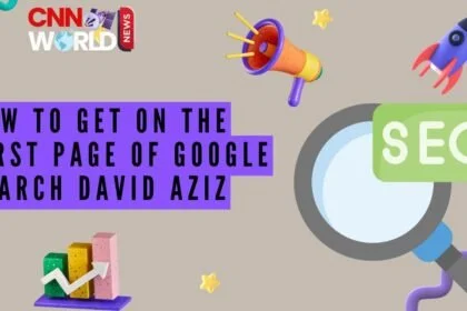 How to get on the first page of Google search David Aziz